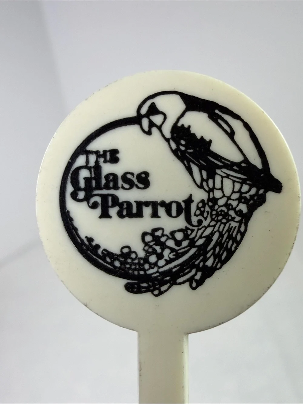23 Vintage Parrot White Drink Stirrer MCM Swizzle Sticks Hotel Bar Souvenir